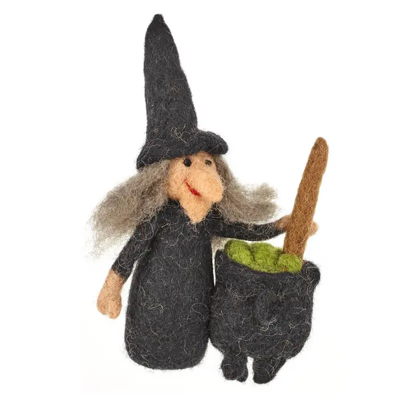 Wanda The Witch Hanging Halloween Decoration by Felt So Good