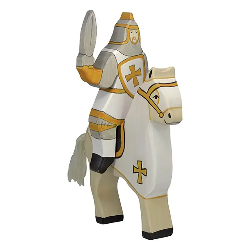 White Tournament Knight (Without Horse) by Holztiger