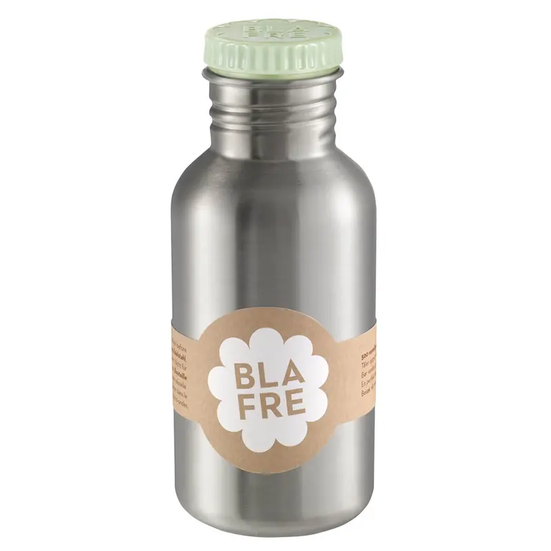 500ml Steel Bottle in Light Green by Blafre
