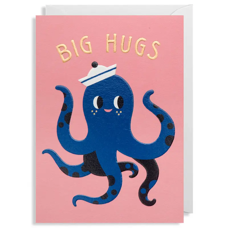 Big Hugs Greetings Card by Ilse Weisfelt for Lagom Design