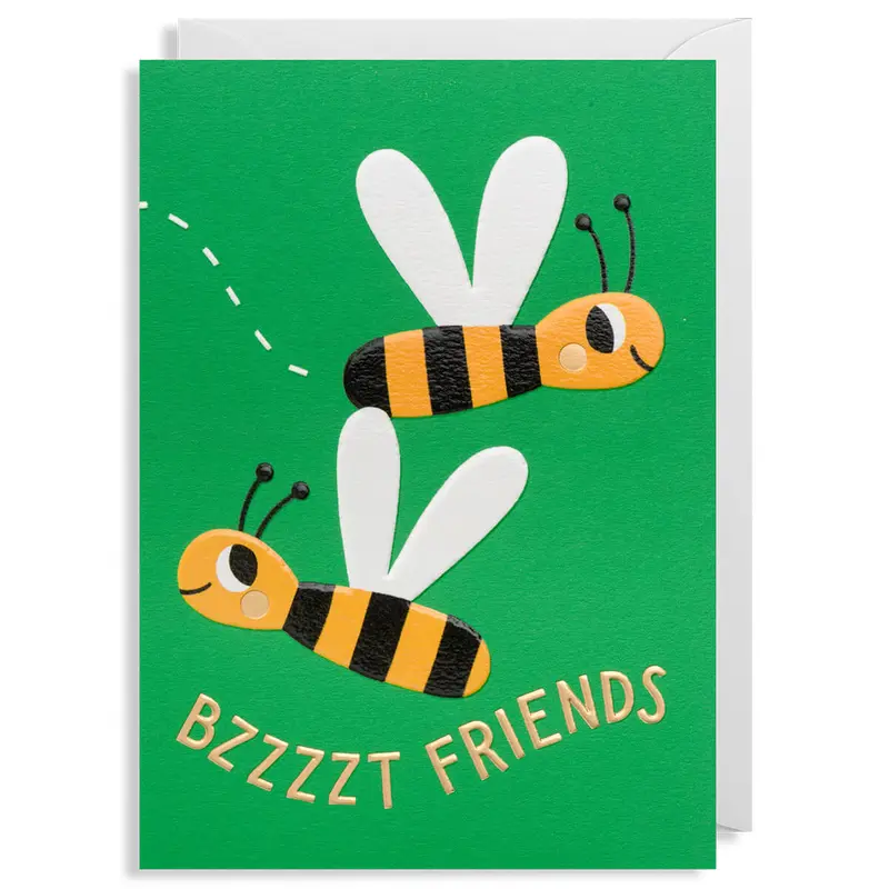 Bzzzzt Friends Greetings Card by Ilse Weisfelt for Lagom Design
