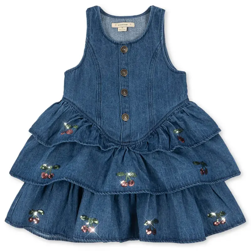 Elba Dress in Denim Blue by Konges Sljd