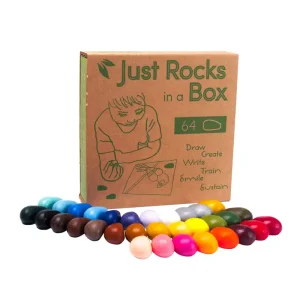 Just Rocks In A Box 64 Piece Set by Crayon Rocks