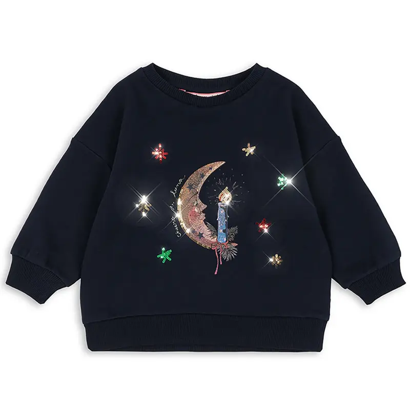 Loupy Lou Sweatshirt in Dark Navy by Konges Sljd