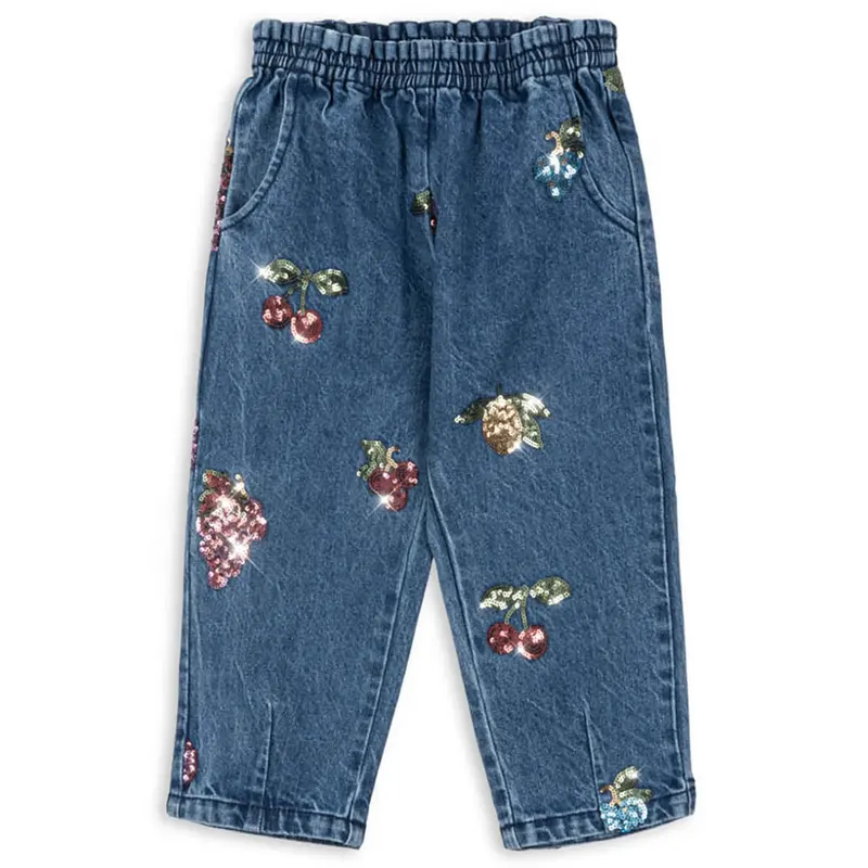 Magot Sequin Frill Pants in Vitamins by Konges Sljd