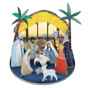 Make Your Own Nativity: Away In A Manger Pop And Slot 3D Christmas Scene by Roger La Borde