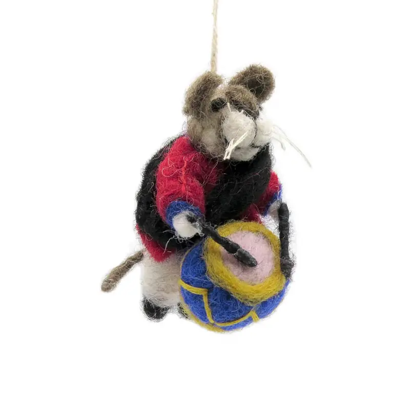Mini Mouse Drummer 12 Days Of Christmas Hanging Decoration by Amica