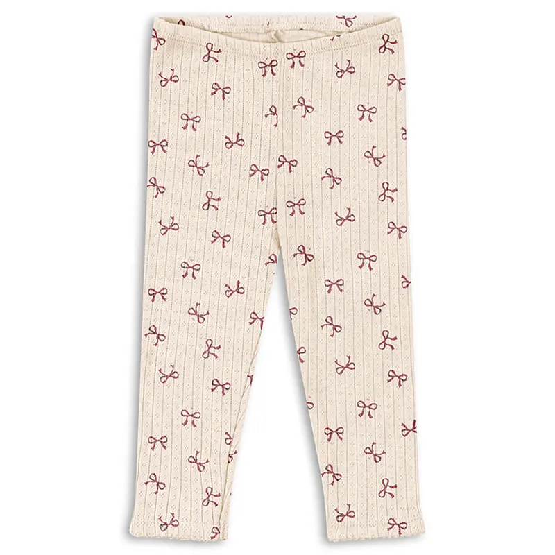 Minnie Legging Pants in Bow Rouge by Konges Sljd