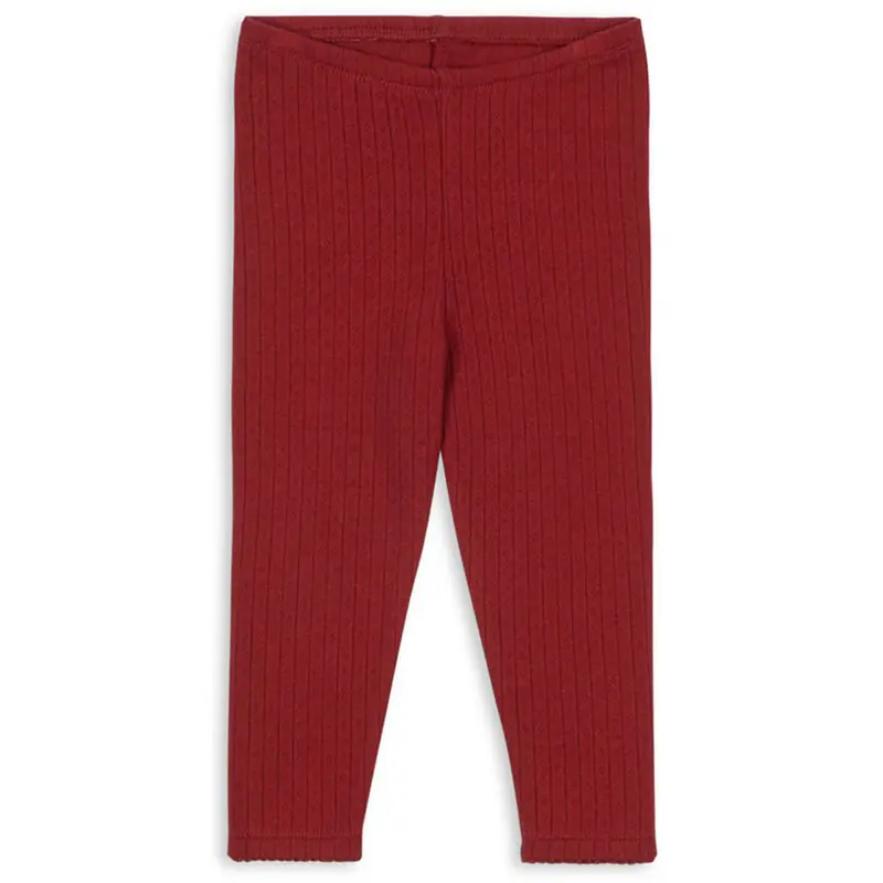 Minnie Legging Pants in Red Dahlia by Konges Sljd