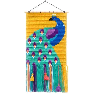 Peacock Wall Art Needlepoint Kit by Sozo