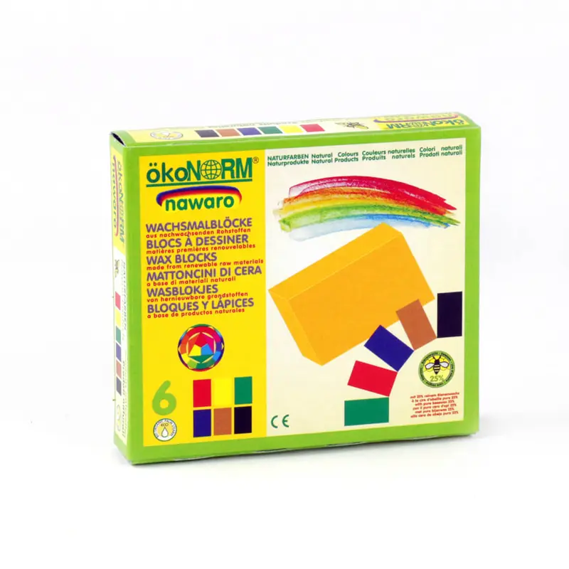 Set of 6 Nawaro Wax Blocks by OkoNorm