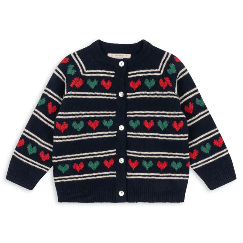 Belou Cardigan in Heart by Konges Sljd