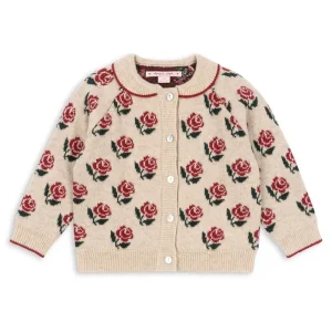 Belou Collar Cardigan in Rose by Konges Sljd