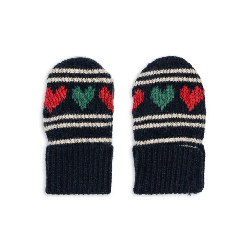 Belou Mittens in Heart by Konges Sljd