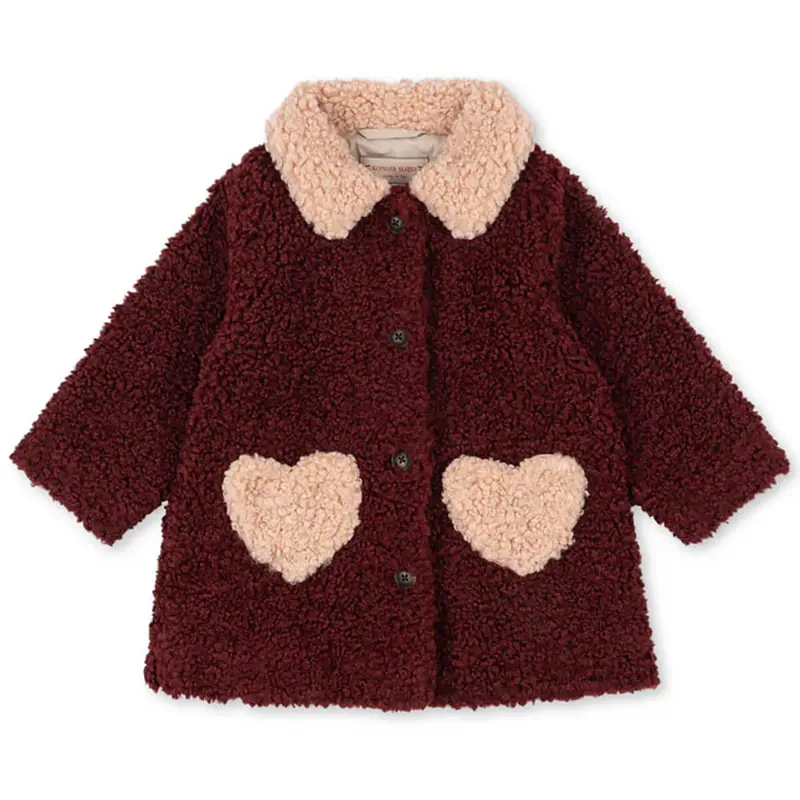 Calin Coat in Cabernet by Konges Sljd