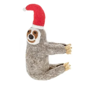 Christmas Sloth Tree Topper by Felt So Good