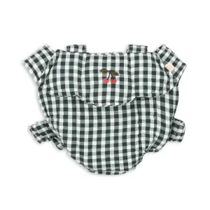 Doll Carrier in Green Check by Konges Sljd