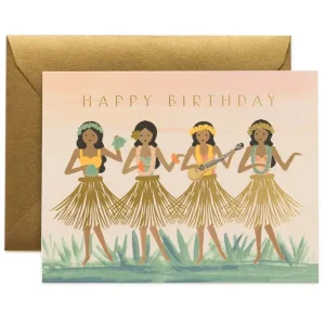 Hula Birthday Greetings Card By Rifle Paper Co.