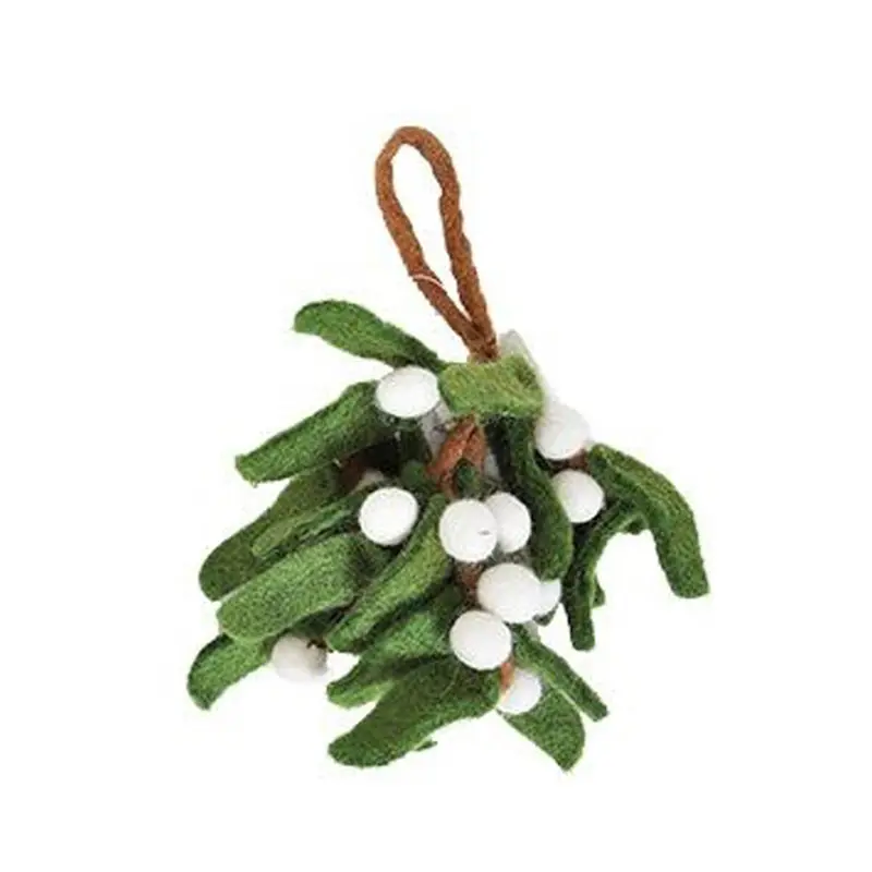 Mistletoe Sprig Hanging Christmas Decoration by Amica