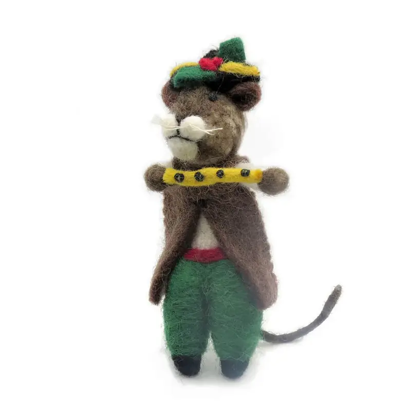 Mouse Piper 12 Days Of Christmas Hanging Christmas Decorations by Amica