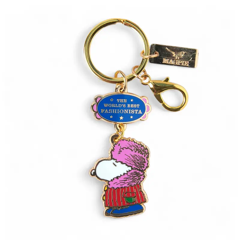 Peanuts The World's Best Fashionista Keyring by Magpie
