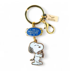 Peanuts The World's Best Singer Keyring by Magpie