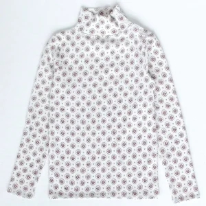 Pima Snap Turtleneck in Cameo by Iver & Isla