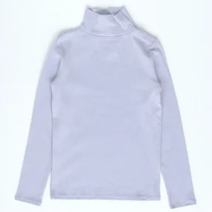 Pima Snap Turtleneck in Heather by Iver & Isla