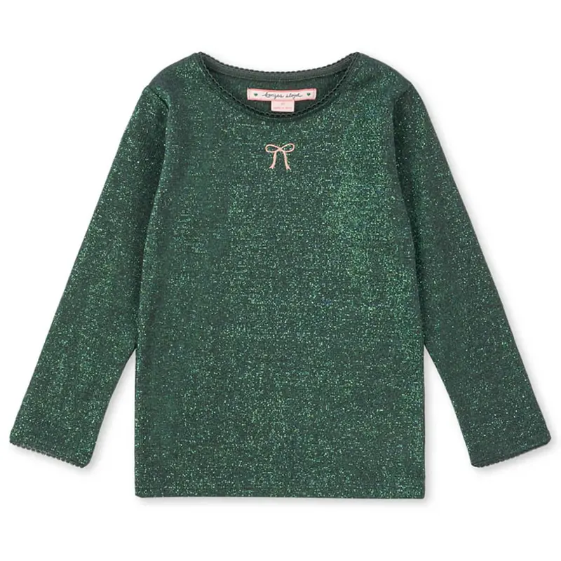 Roli Long Sleeve Top in Jungle Green by Konges Sljd