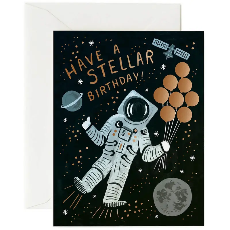 Stellar Birthday Greetings Card By Rifle Paper Co.