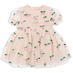 Tullie Dress in Ma Grande Cerise Pink Glitter by Konges Sljd