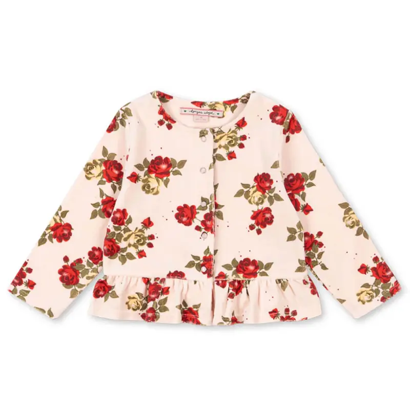 Velula Cardigan in Midori Rosso by Konges Sljd