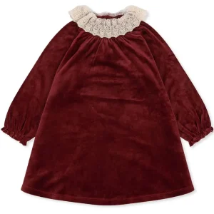 Venola Dress in Red Dahlia by Konges Slojd