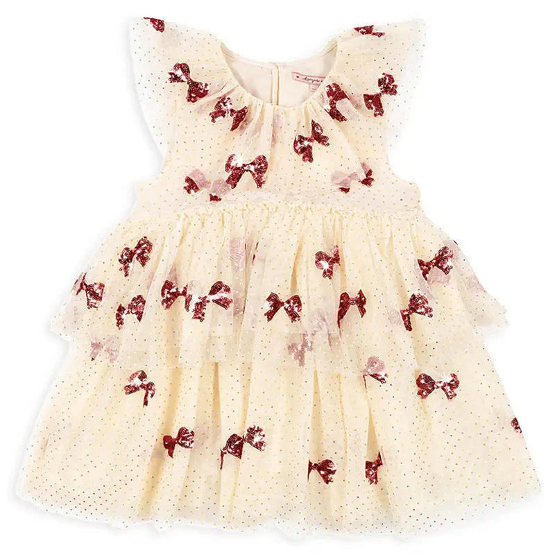 Yvonne Fairy Dress in Bowie Red by Konges Sljd