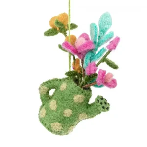 Bloom Watering Can Hanging Decoration by Felt So Good