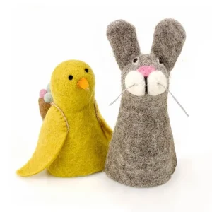 Chick And Bunny Easter Egg Cosies by Felt So Good