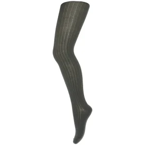 Cotton Rib Tights in Dusty Ivy by MP Denmark
