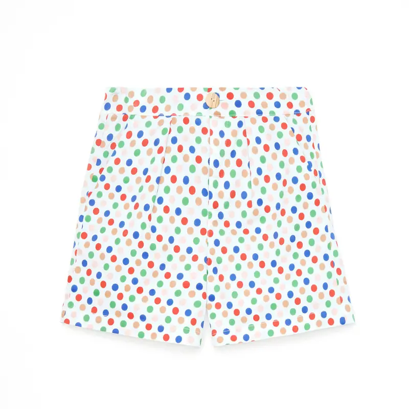 Dots Bermuda Shorts in Soft Blue by Weekend House Kids - Last Ones In Stock - 3-6 Years