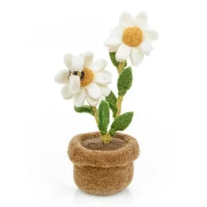 Garden Daisy Standing Felt Decoration by Felt So Good