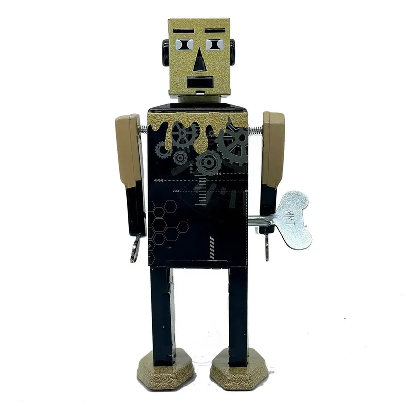 Goldhead Bot Wind Up Tin Robot (Limited Edition) by Mr & Mrs Tin