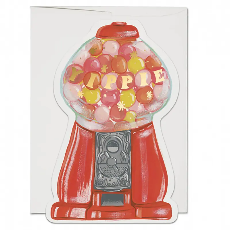 Gumballs Congratulations Greetings Card by Red Cap Cards