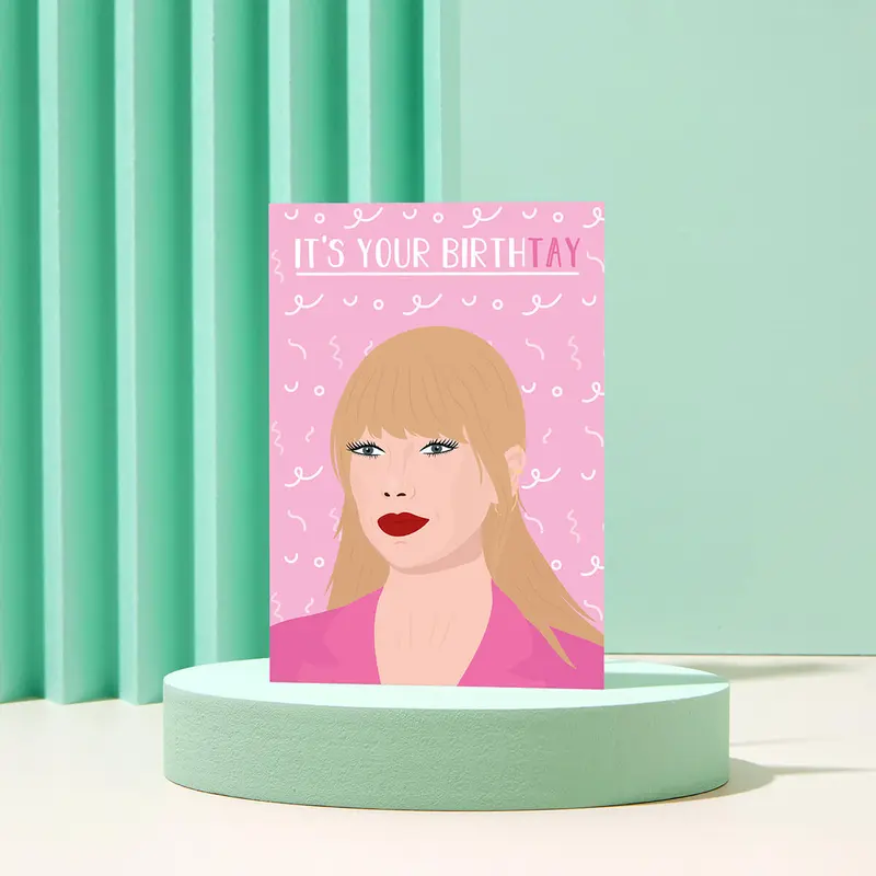 It's Your Birth-Tay Greetings Card by Rumble Cards