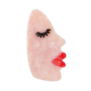 Large Face Hair Claw in White by Coucou Suzette