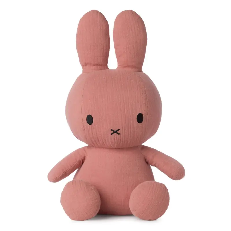 Large Muslin Miffy in Pink (33cm) by Bon Ton Toys