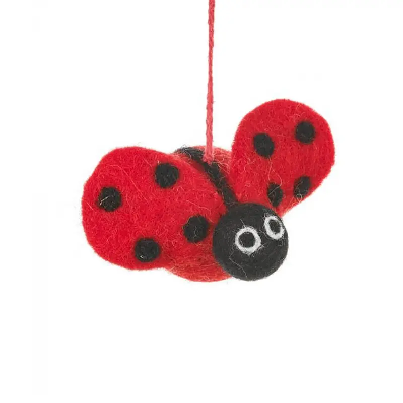 Lottie Ladybird Hanging Decoration by Felt So Good