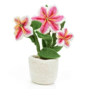 Luscious Lily Standing Felt Decoration by Felt So Good