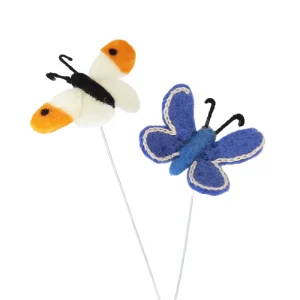 Mini Butterflies Wire Decorations by Amica