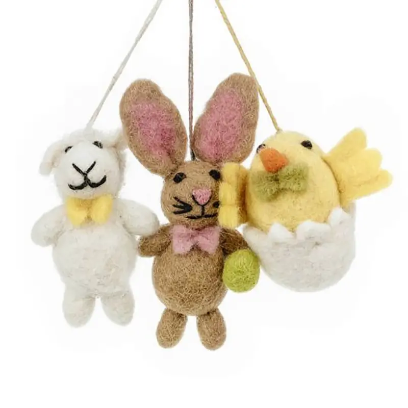 Mini Easter Besties Hanging Decorations by Felt So Good