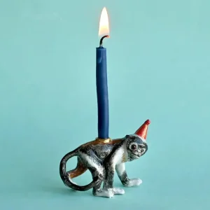 Monkey Ceramic Cake Topper by Camp Hollow