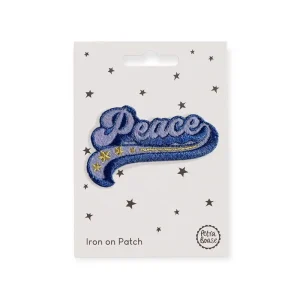 Peace Iron On Patch by Petra Boase
